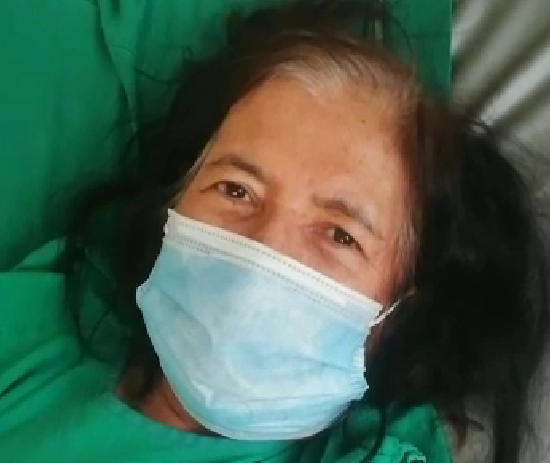 Testimonio de recibo de donación en pandemia- Paciente con cáncer. Publicamos con su consentimiento